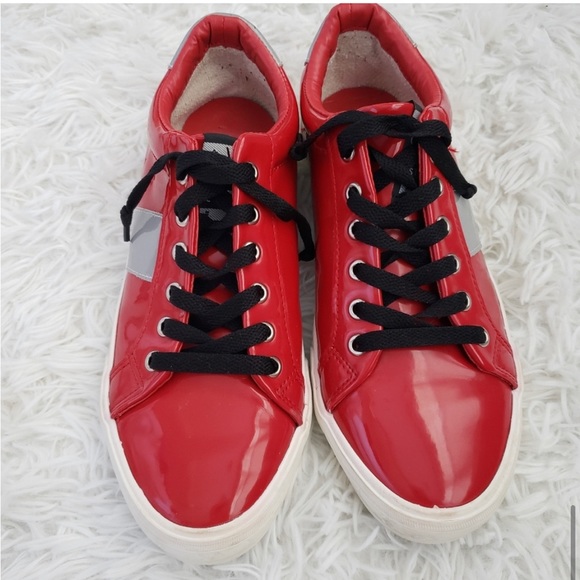 Vintage Havana Shoes Vintage Havana Red Patent Leather Sneakers